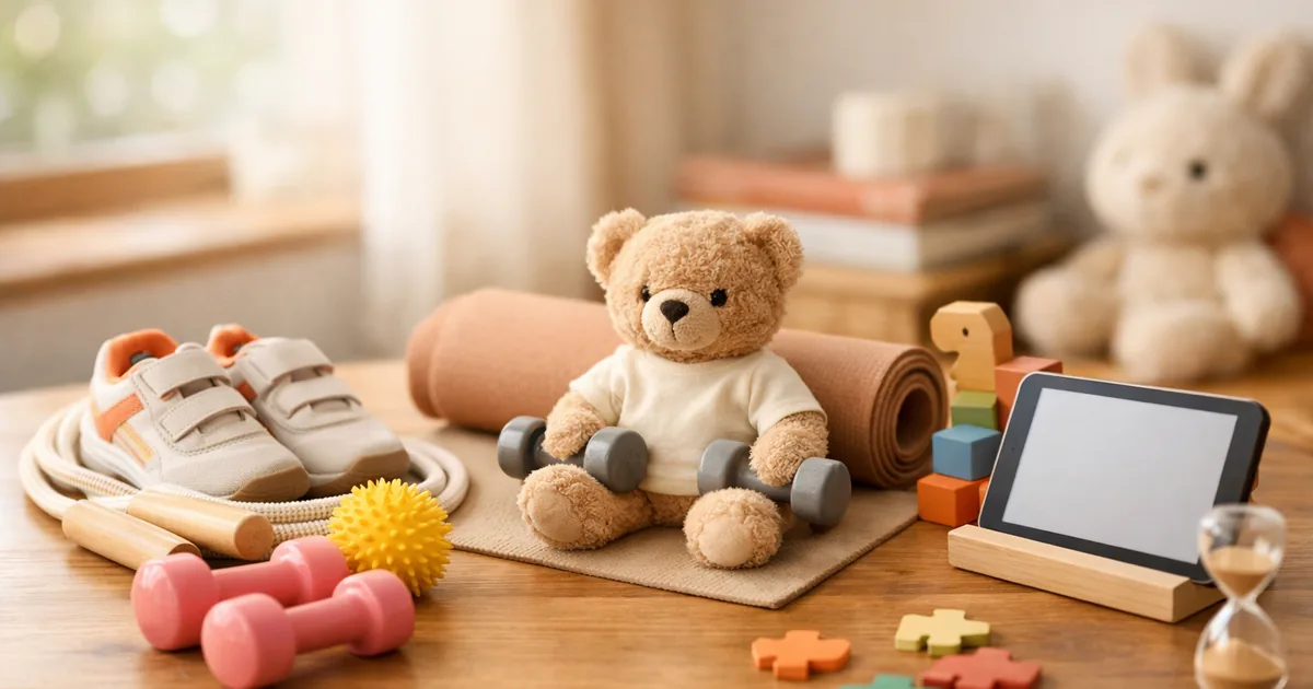 How Much Exercise Children Need, by WHO — 60 Minutes a Day at 5-17, Muscle and Bone 3 Times a Week, 180 Minutes at 1-4, Screens Under 1 Hour
