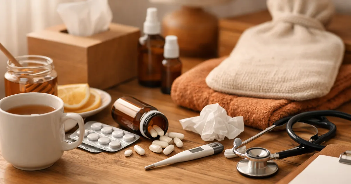 흔한 증상 총정리 — 며칠이면 낫고 언제 진료받나, 감기·기침·복통·허리 통증 (NHS·CDC·WHO 100편)