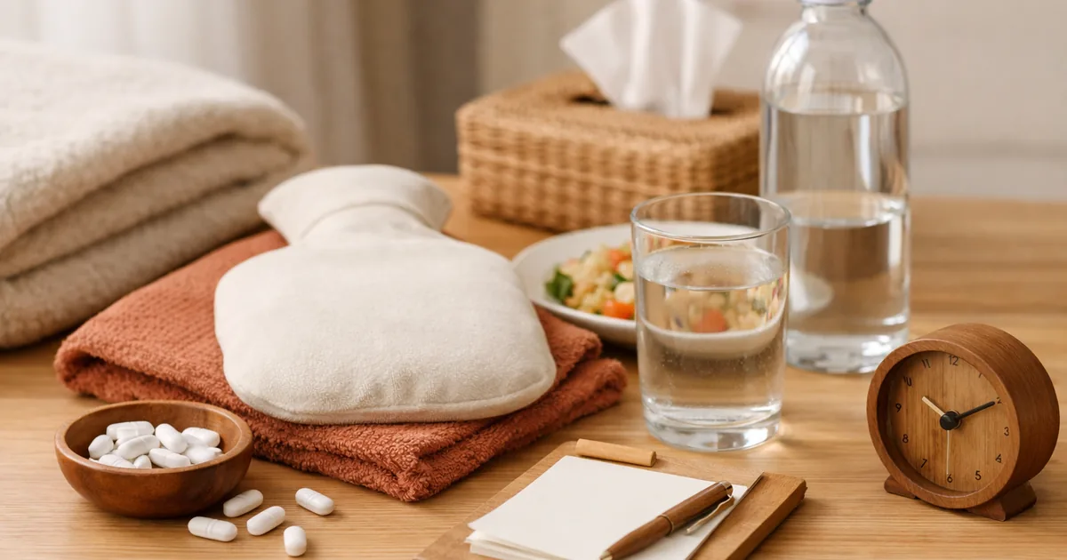 과민성대장증후군(IBS) — 먹으면 아프고 배변 후 나아지는 복통, 4주 넘으면 진료, 수분 1.5L (NHS)