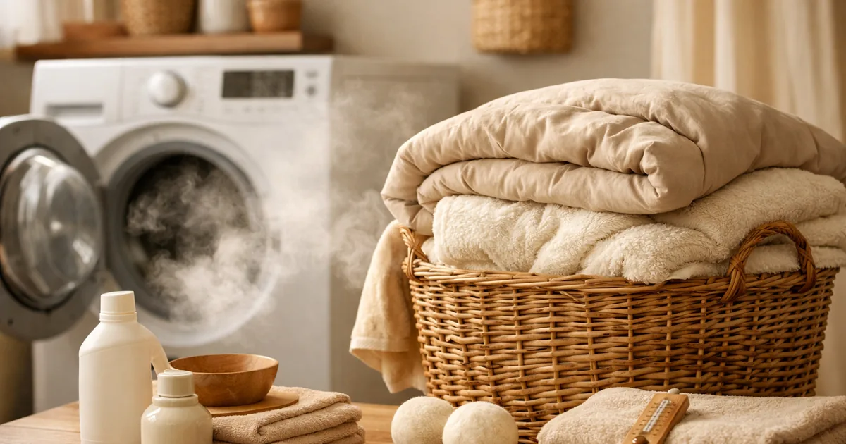 Washing Machine Care and Bulky Items — 90% of the Energy Heats Water