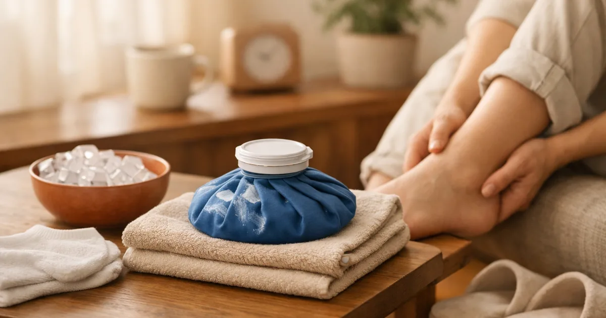 Plantar Fasciitis — Heel Pain on First Steps, Ice 20 Minutes Every 2–3 Hours, See a GP After 2 Weeks (NHS)