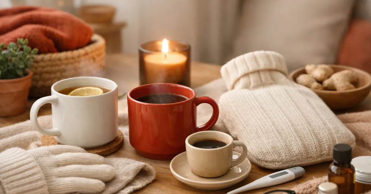 Raynaud's — NHS: Fingers Turn White, Blue, Then Red in the Cold; Keep Warm, Cut Caffeine; GP If It Starts After 30
