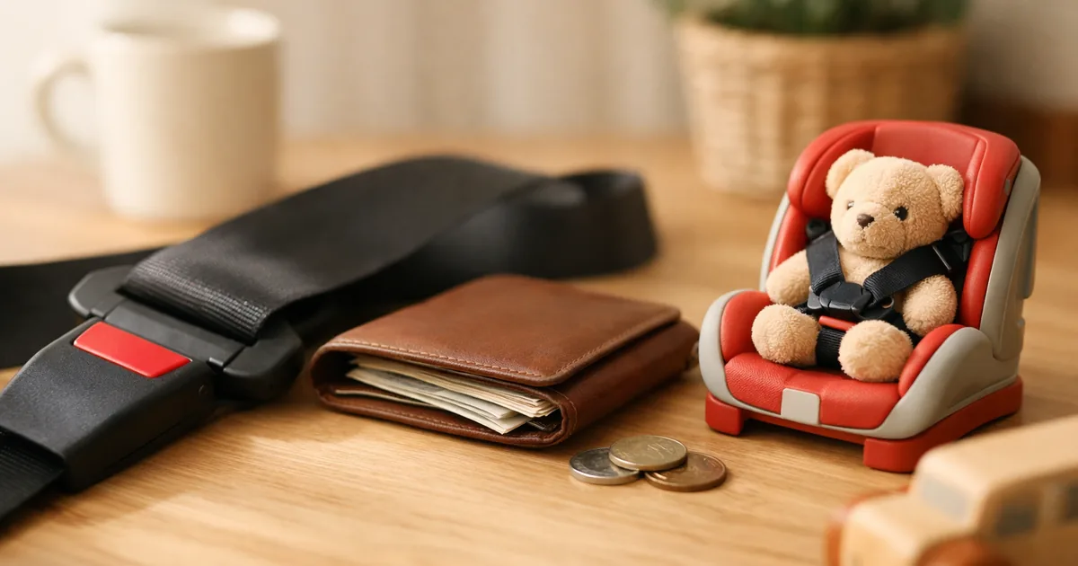 Seatbelt Fines in Korea — 30,000 Won for the Driver, 60,000 Won on the Driver for a Child Under 13