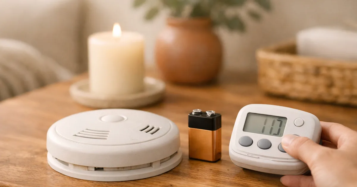 Smoke Alarms — Test Monthly, Batteries Yearly, Replace After 10 Years (US Fire Administration)