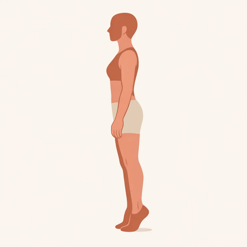 서서 발뒤꿈치를 들었다 내리는 까치발 운동