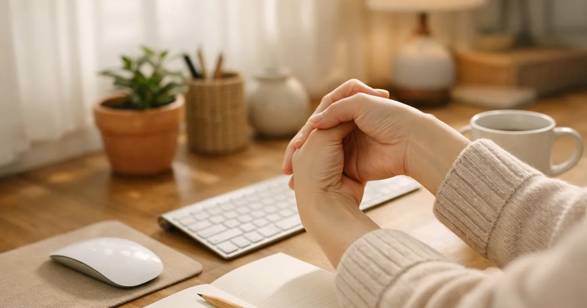 Wrist & Hand Stretches for Typers: 5 Desk Moves